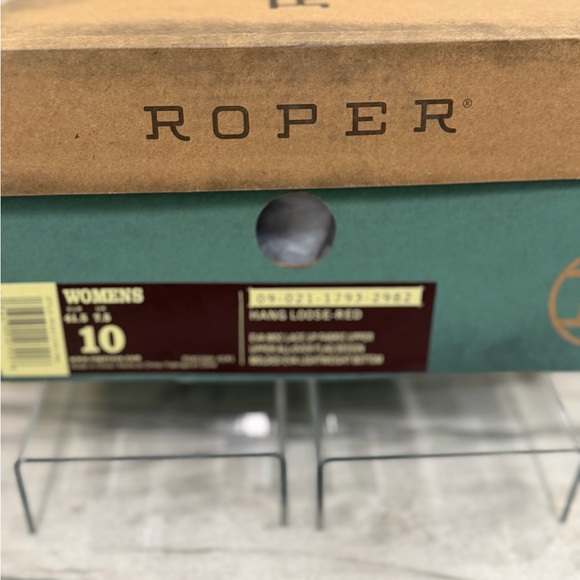 Roper Hank Loose-Ace USA Women’s Patriotic Flag Shoes Slip On NWT - Picture 6 of 6